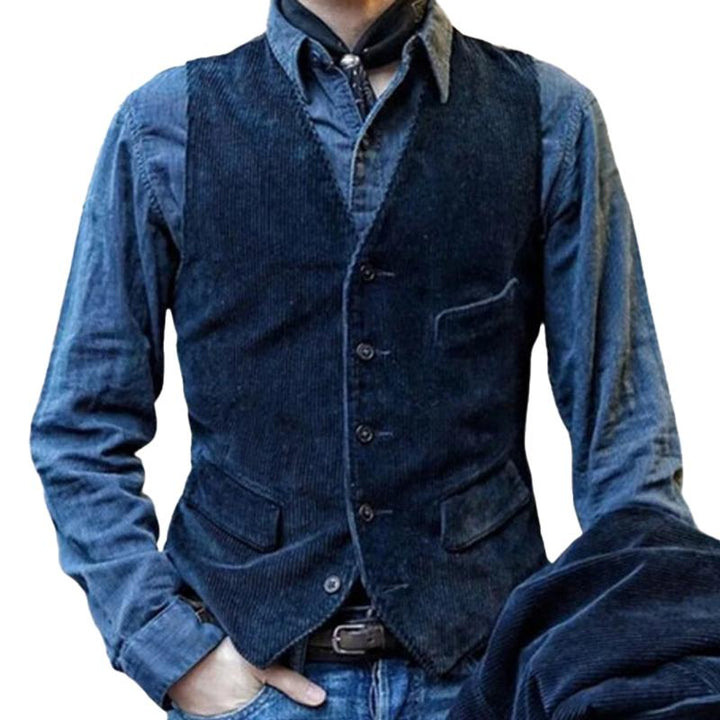 Lune London | Traditional Men's Waistcoat Made Of Corduroy