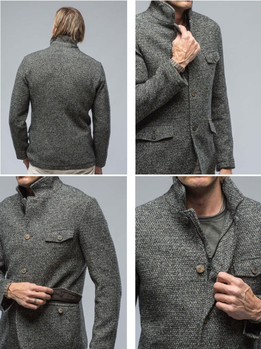 Lune London | Casual Retro Jacket with Pockets and Zipper Closure - Elegant Comfort