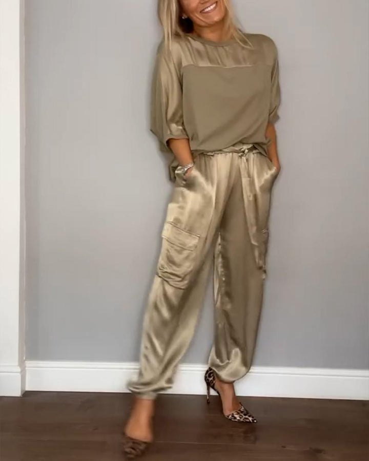 Lune London | Jogging Set - Oversized Sweatshirt & High-Waisted Jogger - Soft & Comfortable