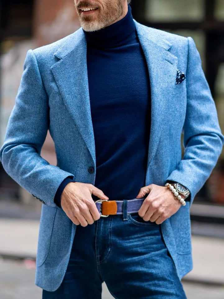 Lune London | Vintage herringbone wool jacket - Timeless style