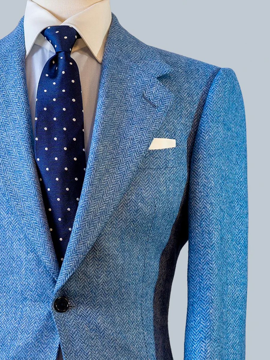 Lune London | Vintage herringbone wool jacket - Timeless style