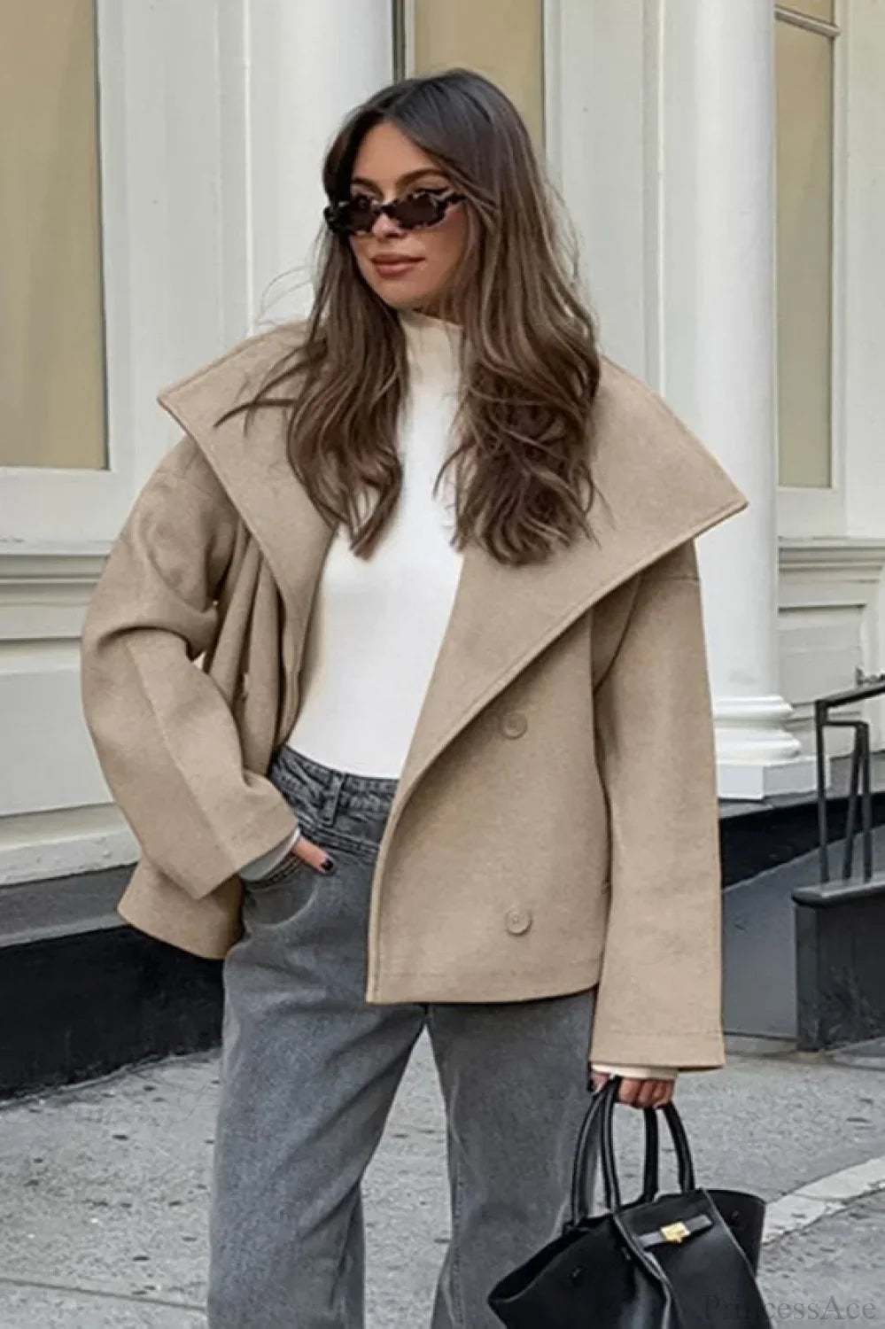 Lune London | Wool Double-Breasted Jacket