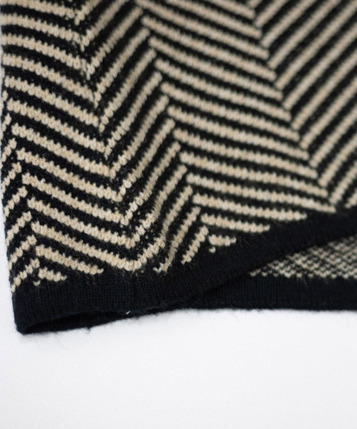 Lune London | Retro color block mock neck sweater