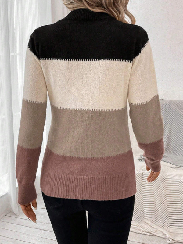 Lune London | Timeless contrasting knit sweater
