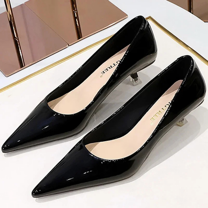 Lune London | Women's Kitten Heels Black