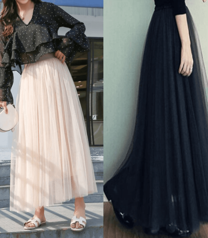 Lune London | Ankle-Length Skirt with High Waist