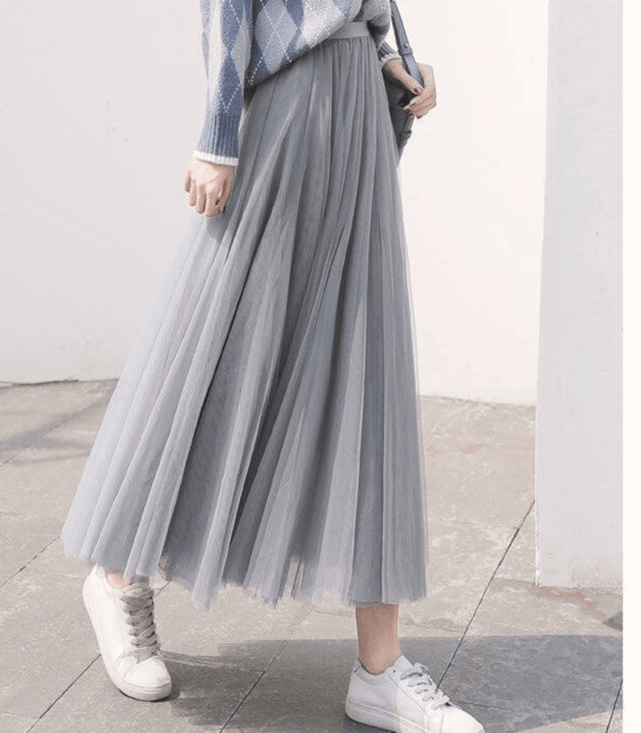 Lune London | Ankle-Length Skirt with High Waist