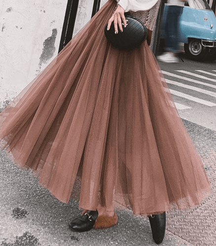 Lune London | Ankle-Length Skirt with High Waist