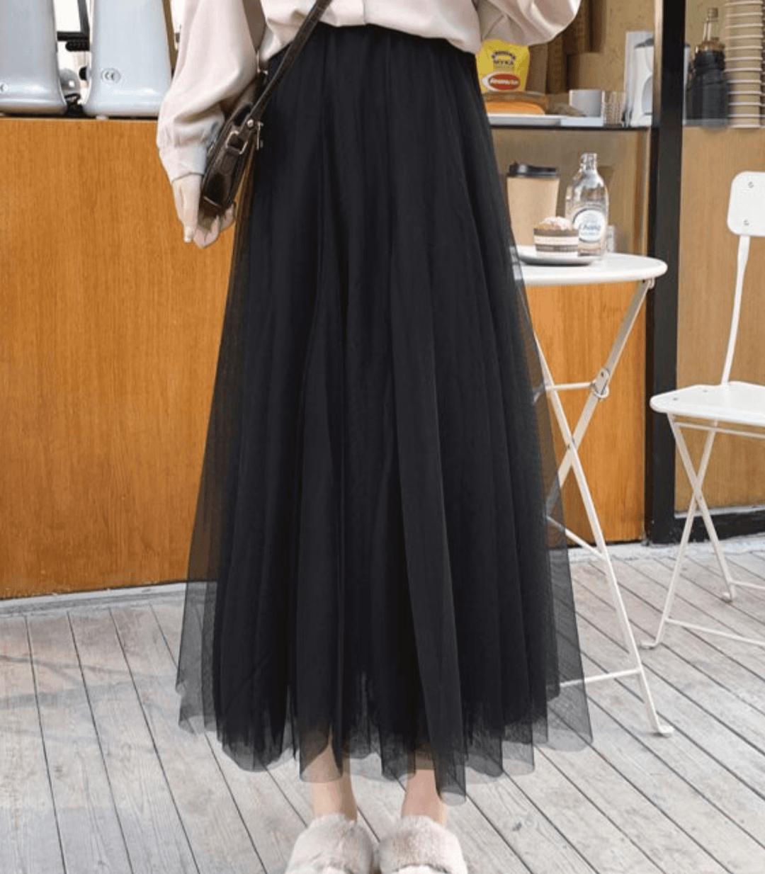 Lune London | Ankle-Length Skirt with High Waist