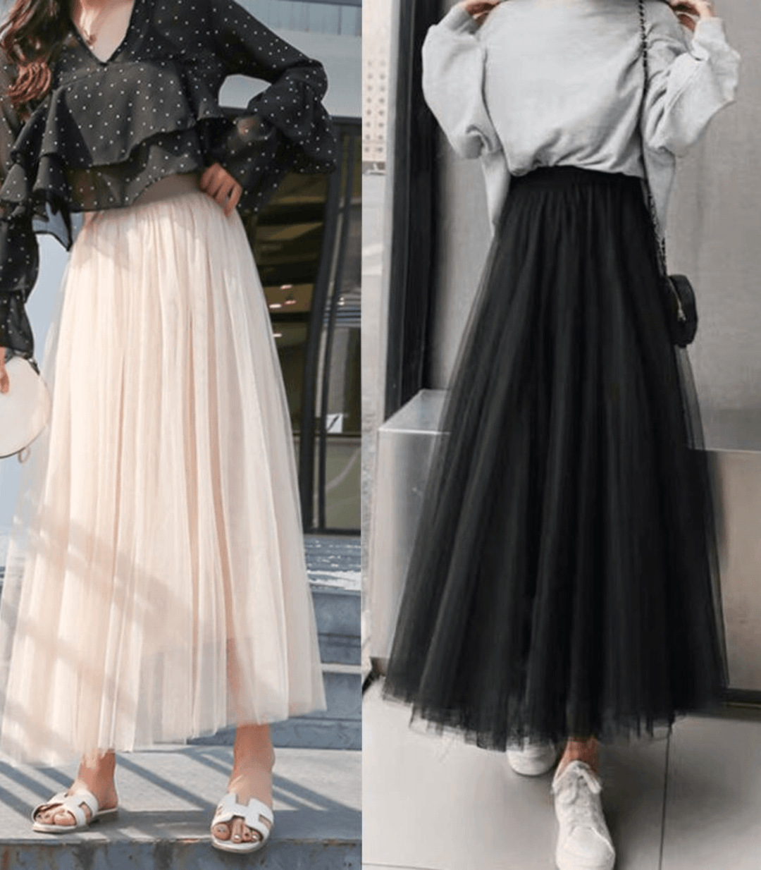 Lune London | Ankle-Length Skirt with High Waist