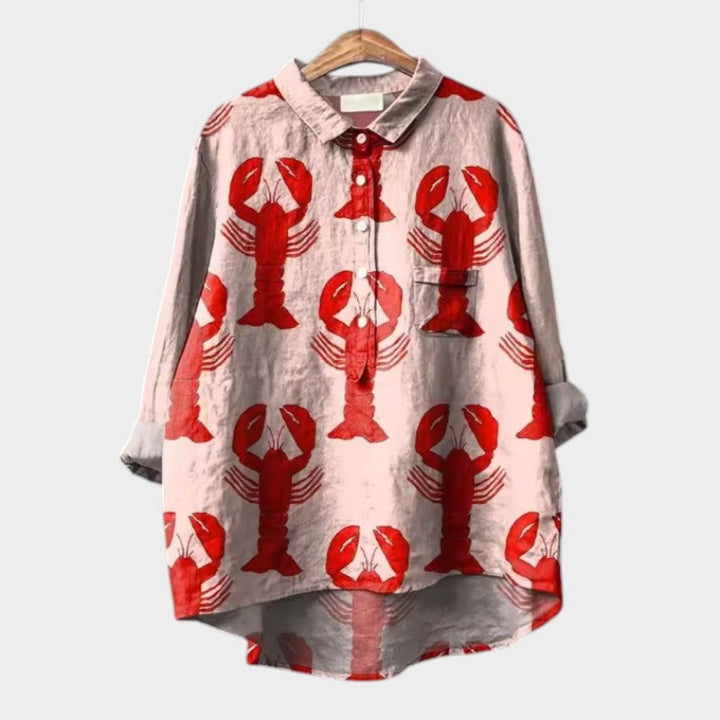 Lune London | Stylish blouse with button placket in front