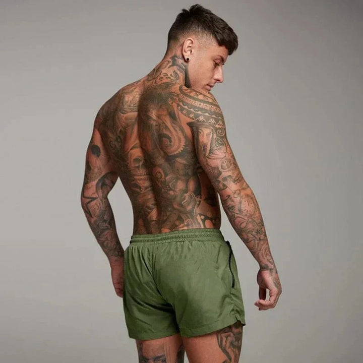 Chic und Stil | Short Swim Trunks for Men with Pocket