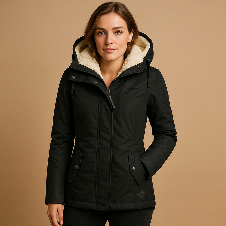Lune London | Stylish Ladies Parka Winter Jacket with Hood