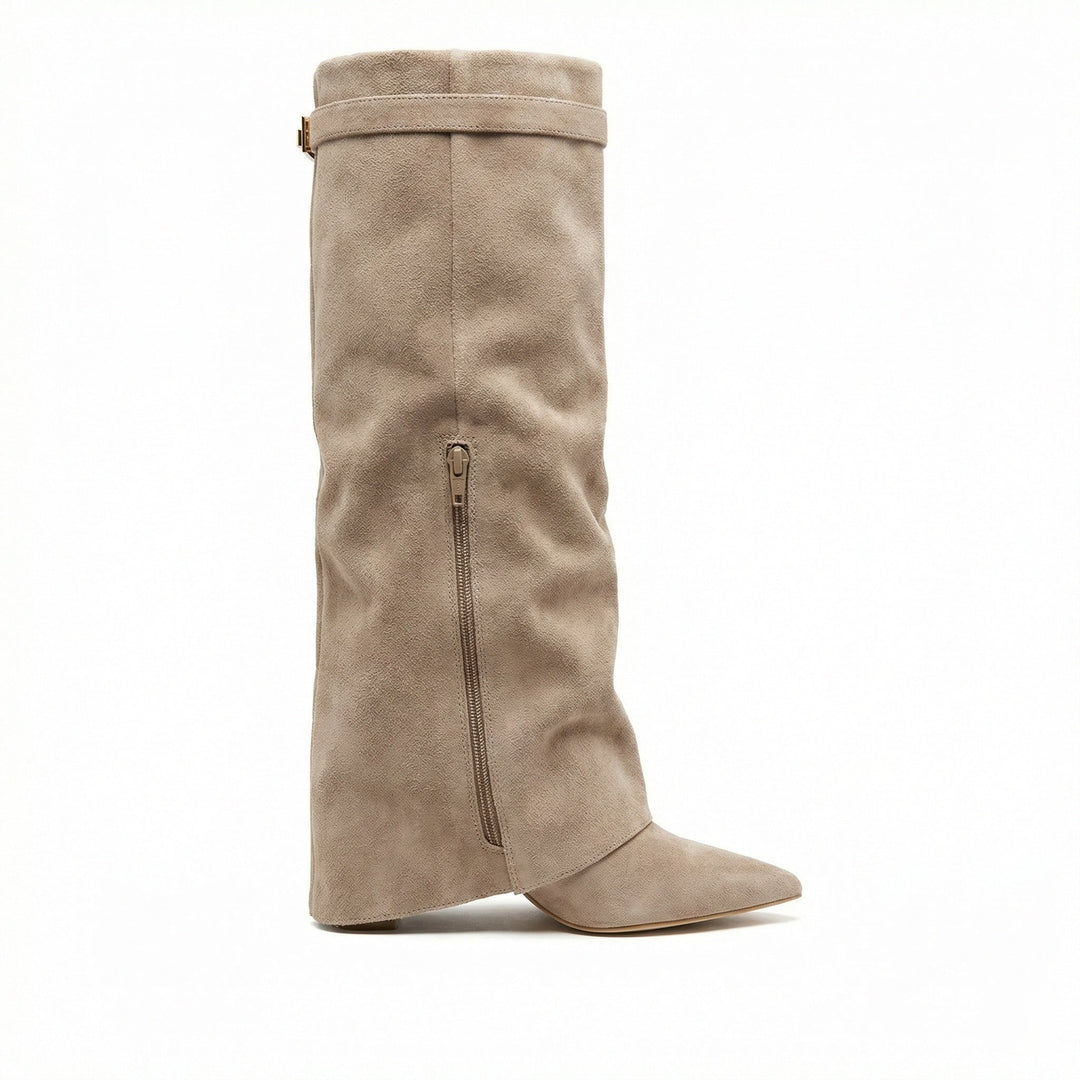 Suede boots for women