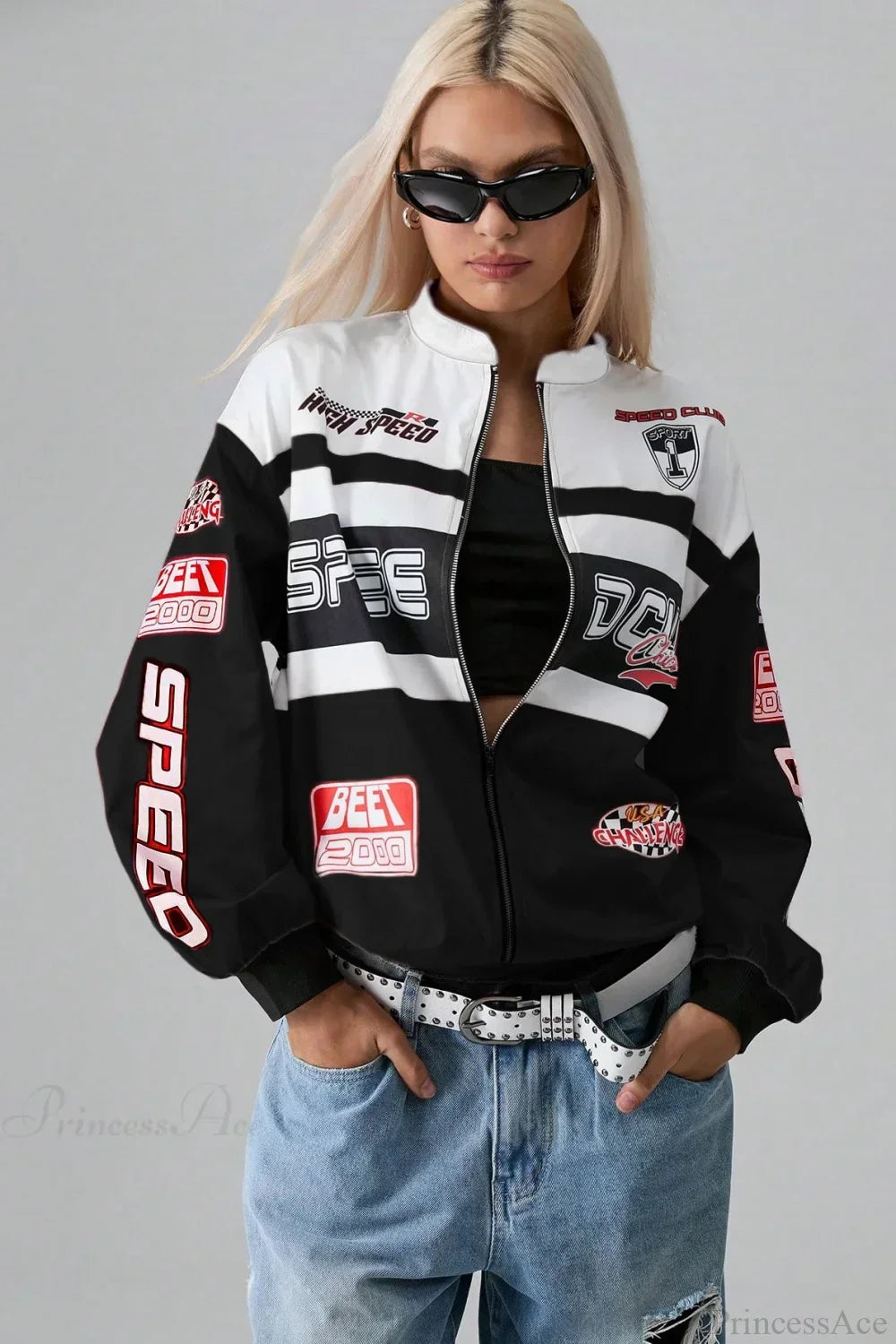 Lune London | Print Long Sleeve Fashion Jacket