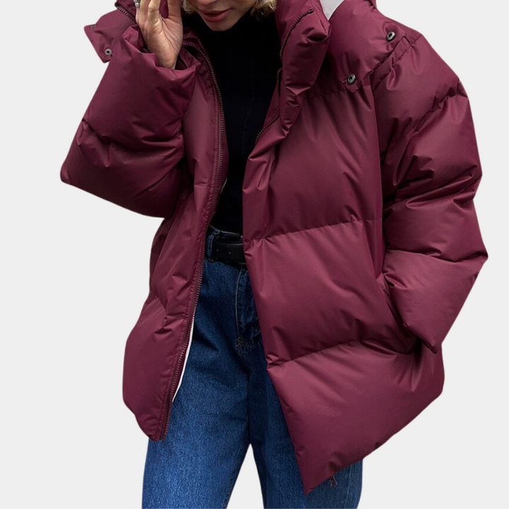 Lune London | Puffer Winter Jacket with Hood Long Sleeve
