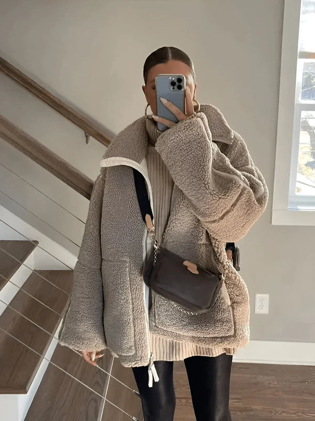Lune London | Wool Roll Neck Jacket
