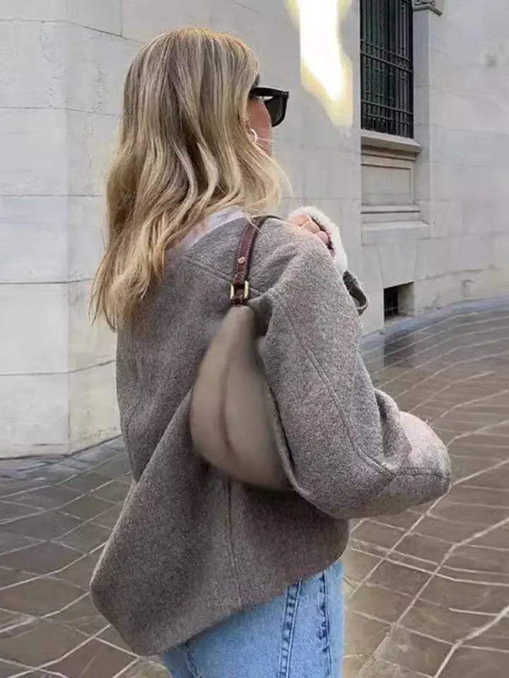 Lune London | Short button-front pocket jacket