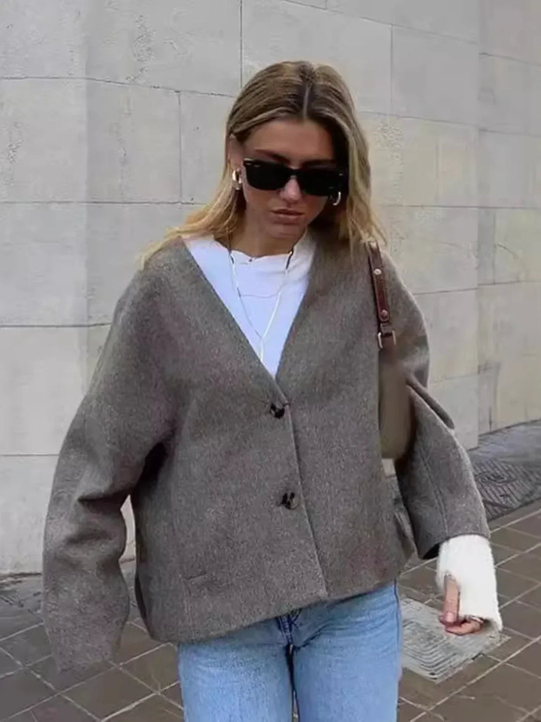 Lune London | Short button-front pocket jacket