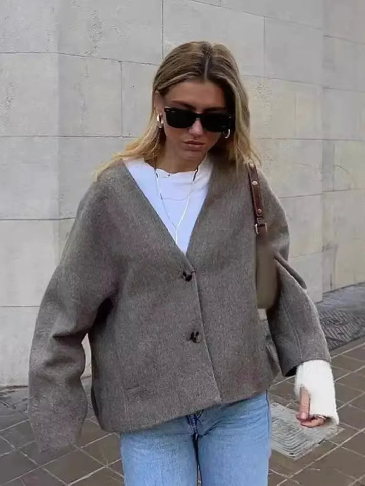 Lune London | Short button-front pocket jacket