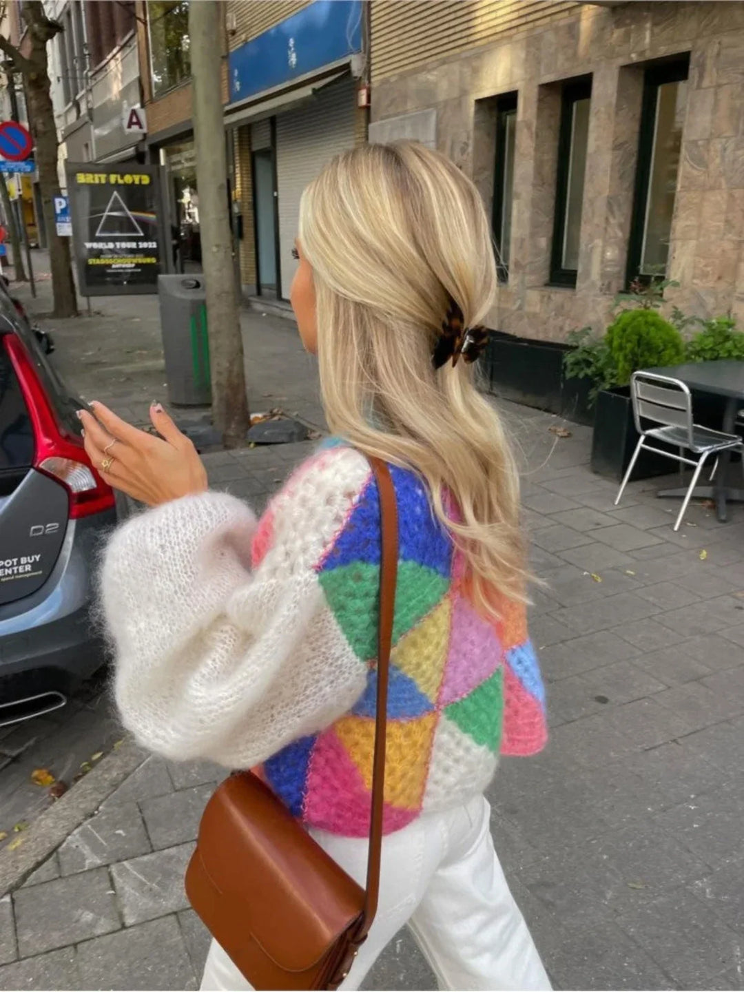Lune London | Knit Geometric Patchwork Jacket