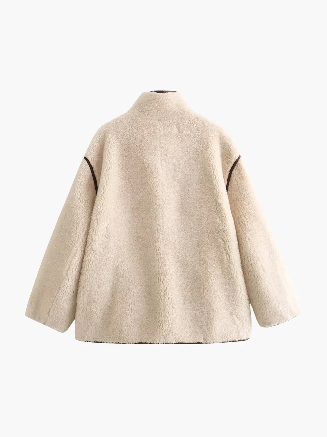 Lune London | Shearling Stand Collar Jacket