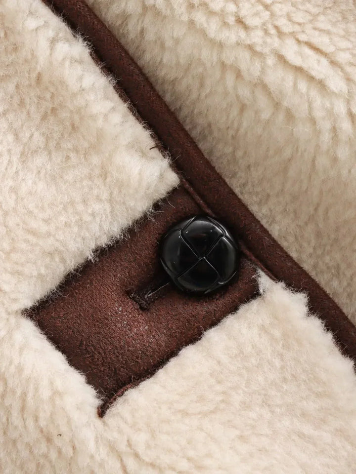 Lune London | Shearling Stand Collar Jacket