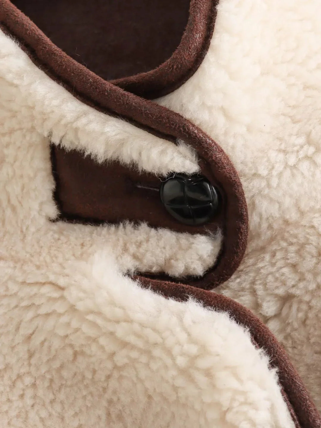 Lune London | Shearling Stand Collar Jacket