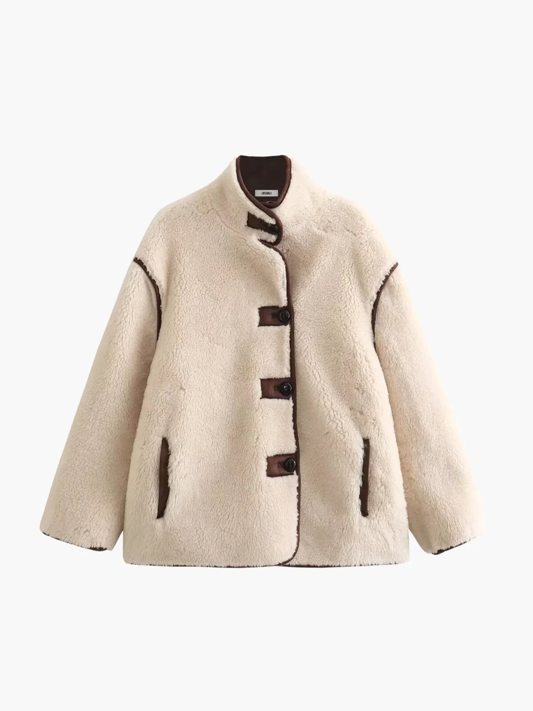 Lune London | Shearling Stand Collar Jacket