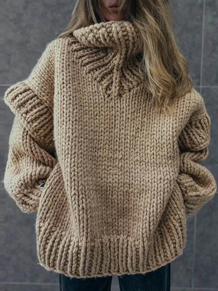 Lune London | Knitted Oversized Turtleneck Sweater