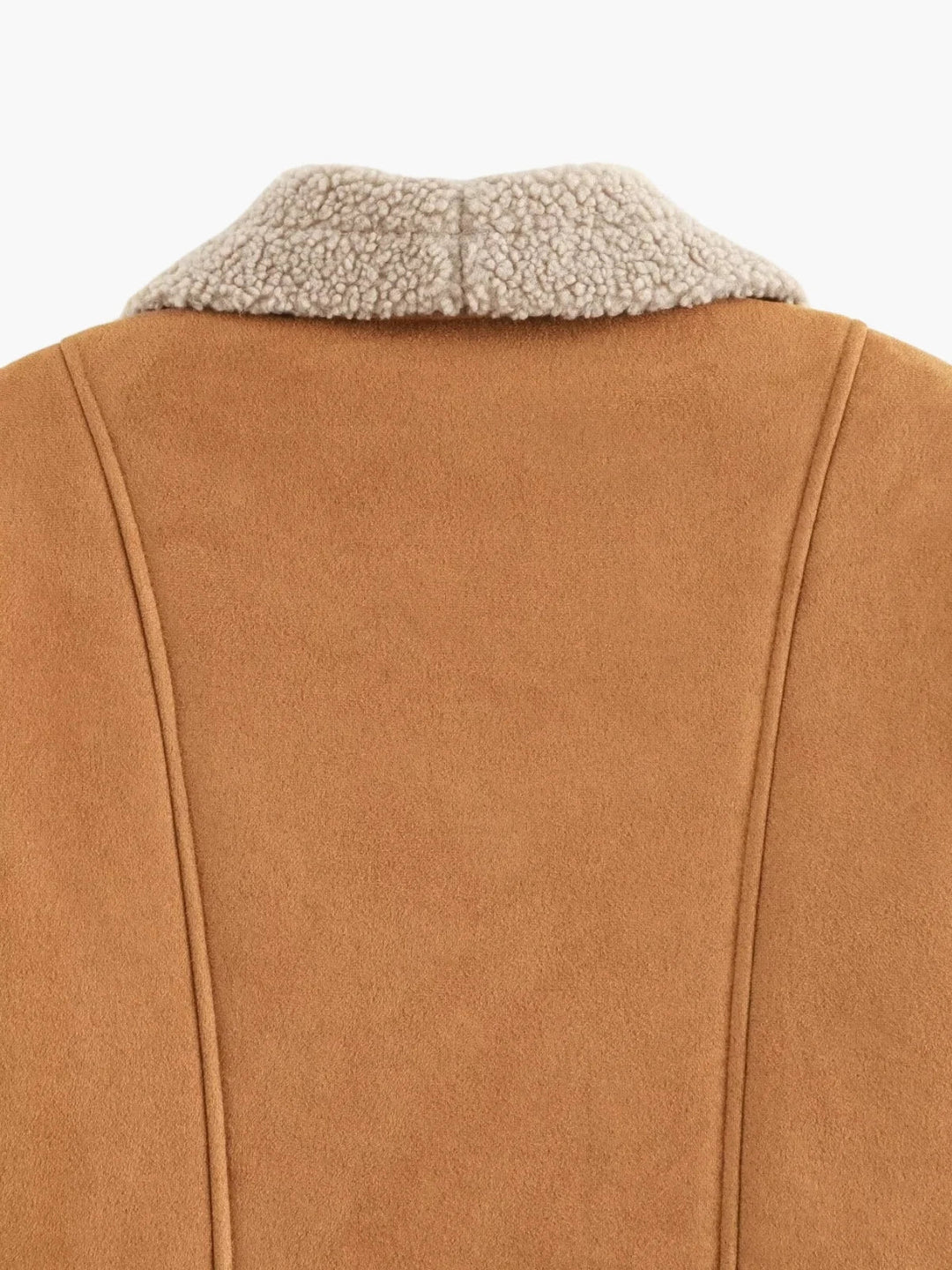 Lune London | Sherpa-lined faux leather jacket