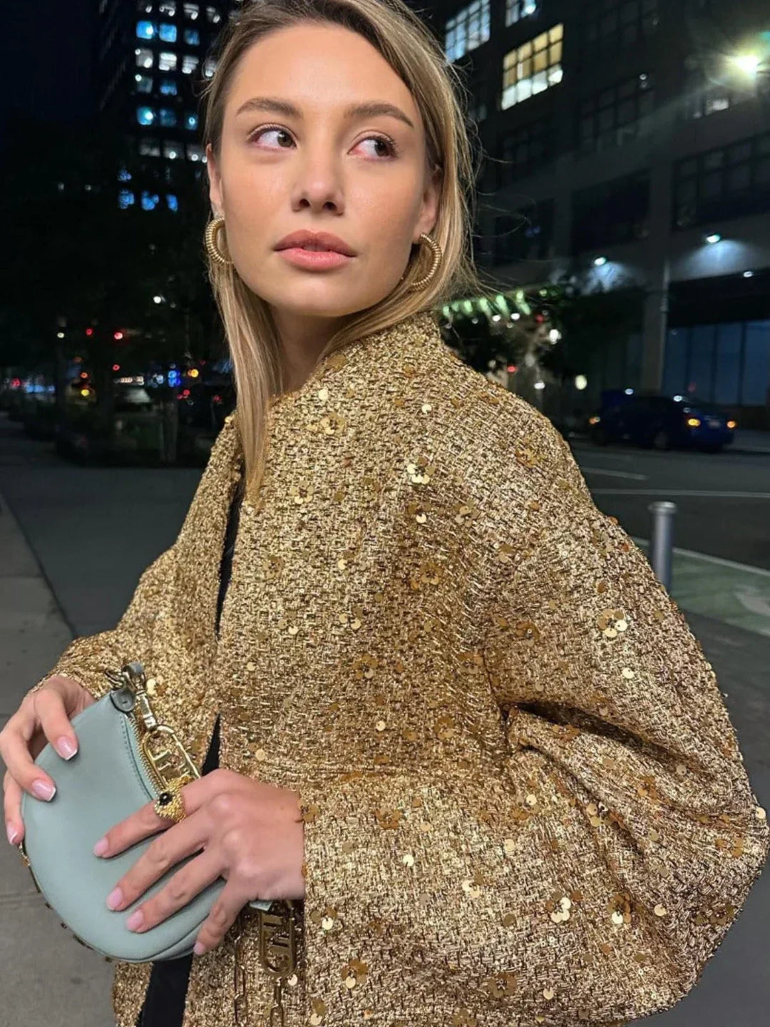 Lune London | Sequin Oversized Statement Jacket