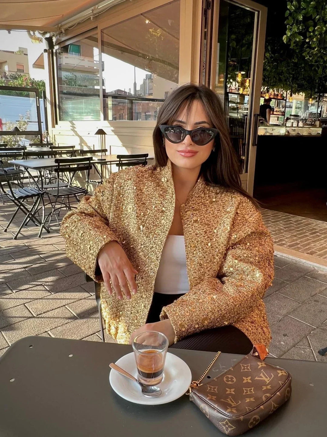 Lune London | Sequin Oversized Statement Jacket