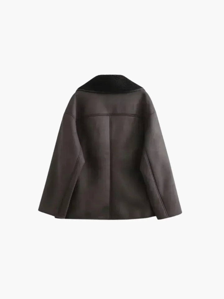 Lune London | Stylish Faux Shearling Coat