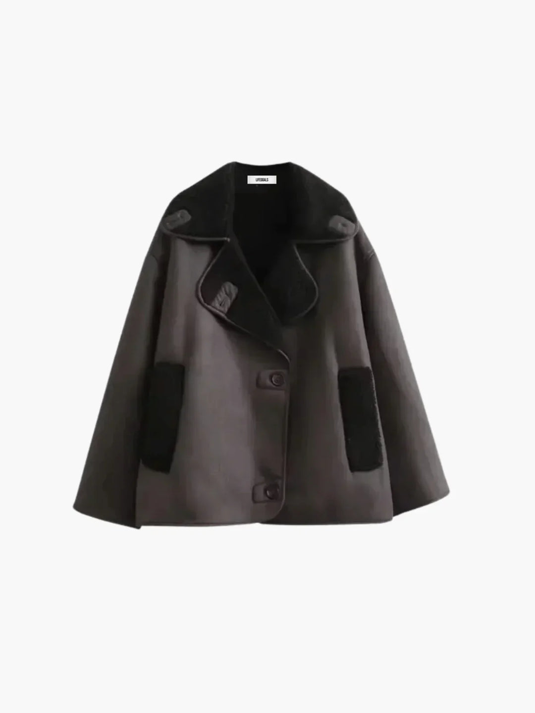 Lune London | Stylish Faux Shearling Coat