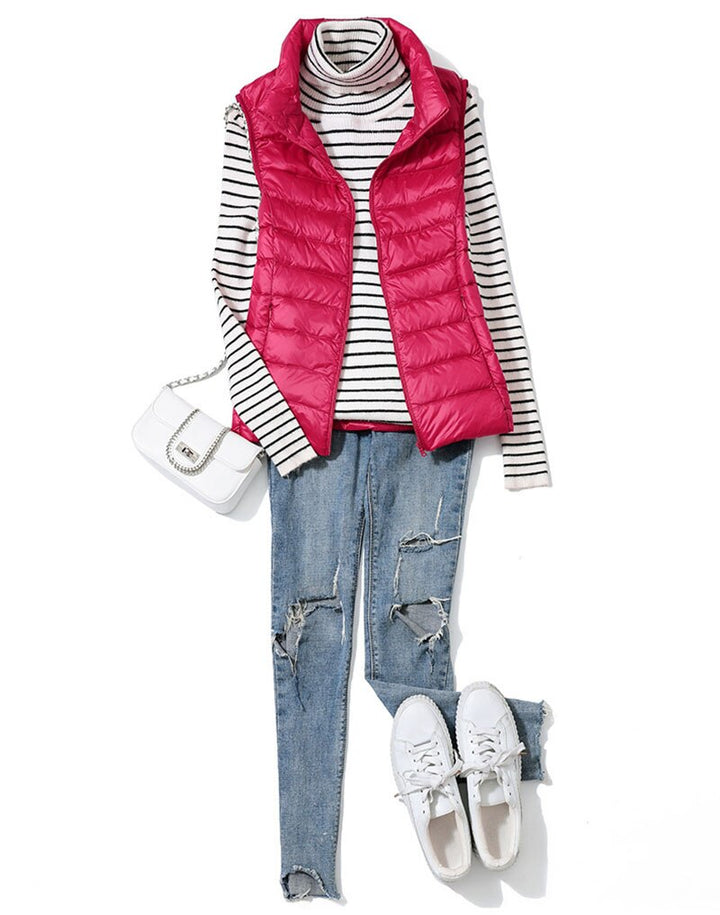 Lune London | Lightly Quilted Vest with Feminine Fit