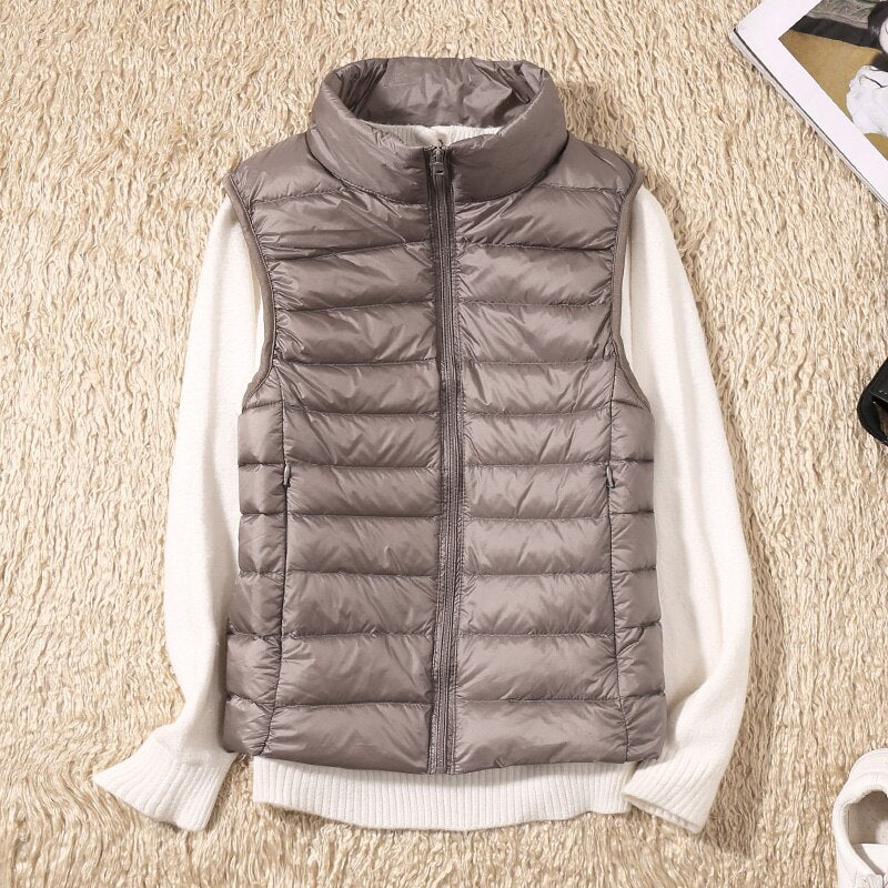 Lune London | Lightly Quilted Vest with Feminine Fit