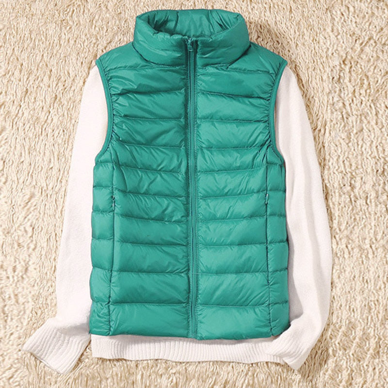 Lune London | Lightly Quilted Vest with Feminine Fit