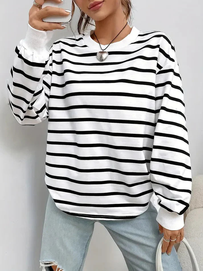 Lune London | Striped Sweatshirt for Women