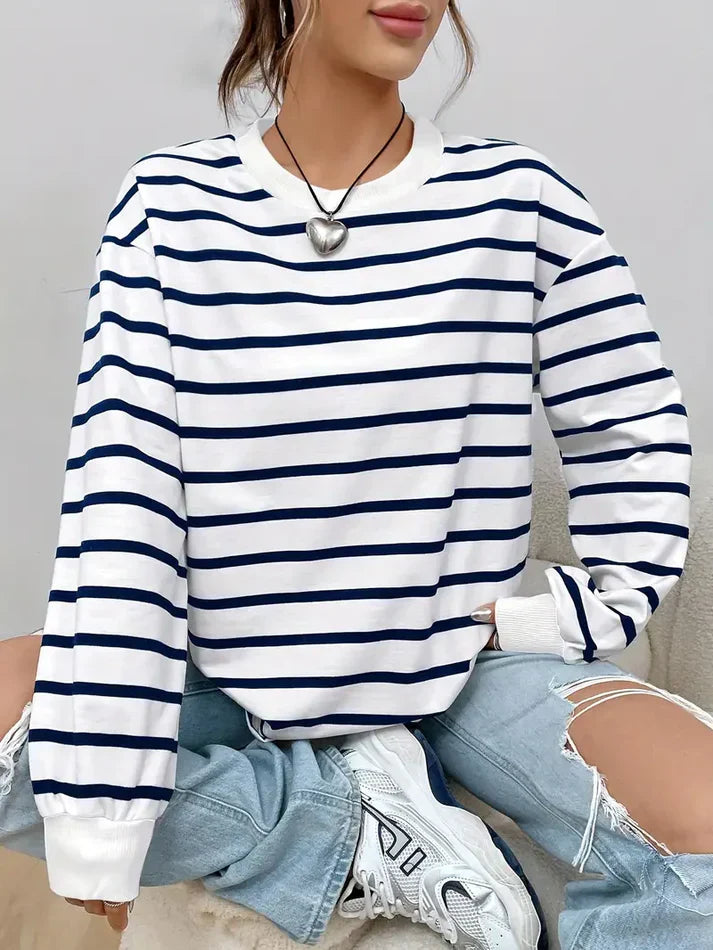 Lune London | Striped Sweatshirt for Women