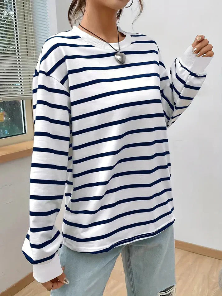 Lune London | Striped Sweatshirt for Women