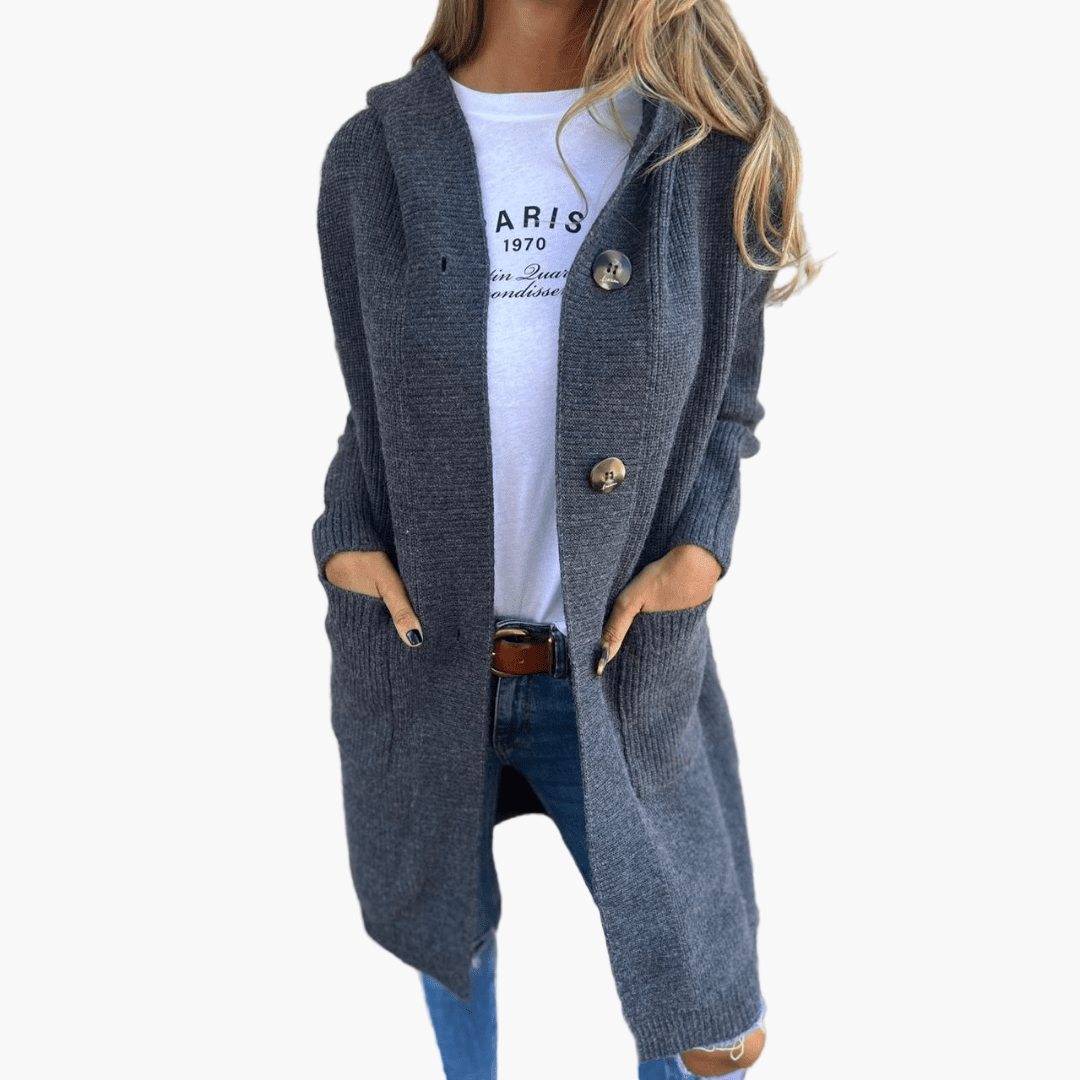 Lune London | Long Cardigan - Trendy Cardigan for the Office and Leisure