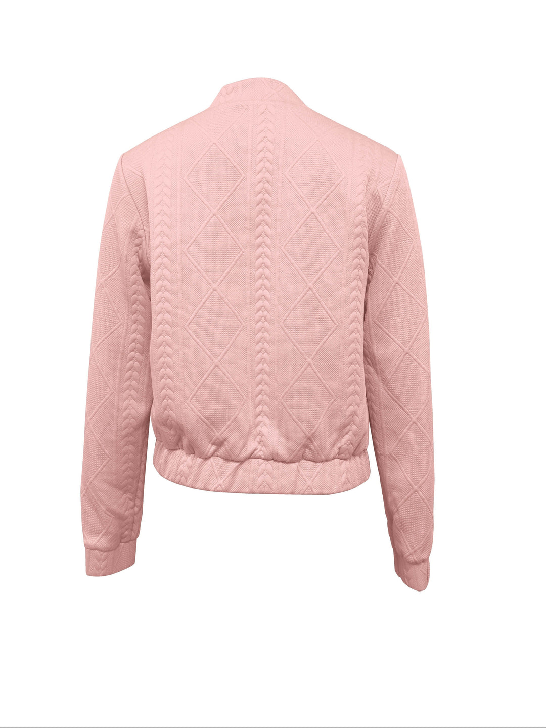 Lune London | Casual bomber jacket with solid color texture