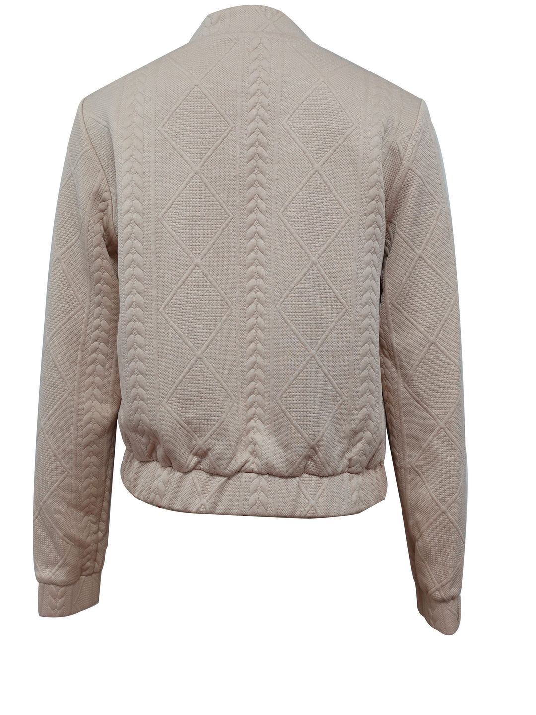 Lune London | Casual bomber jacket with solid color texture