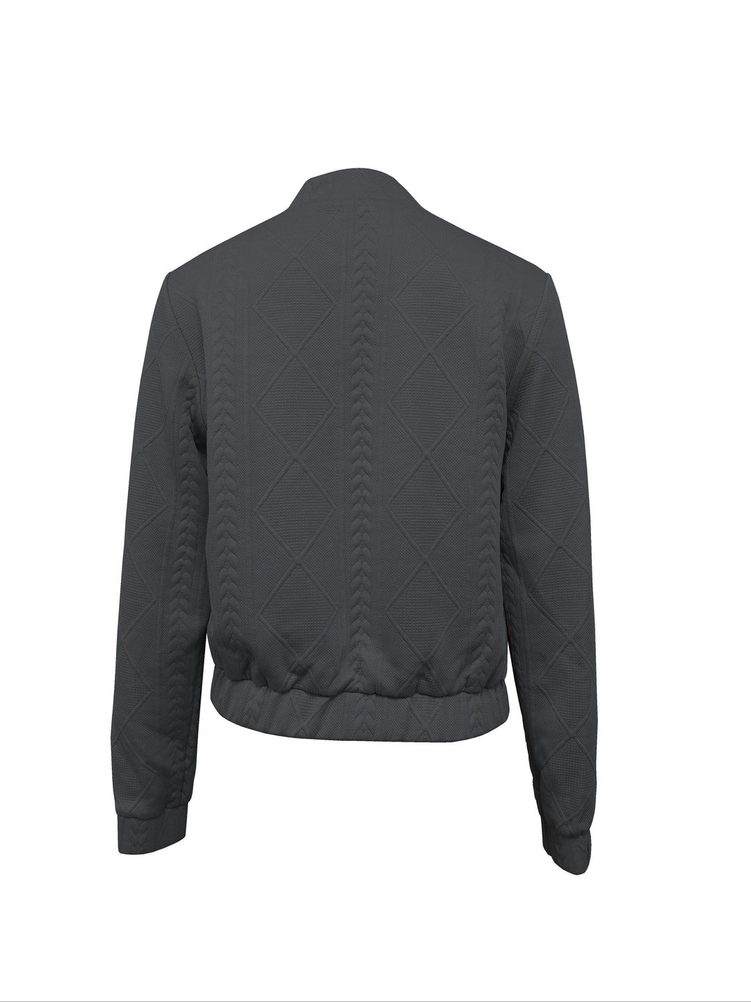 Lune London | Casual bomber jacket with solid color texture