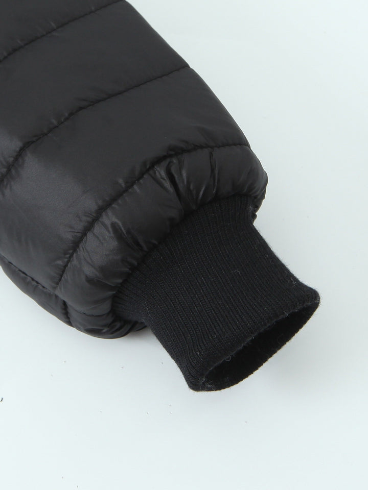 Lune London | Women's Padded Hooded Jacket in Solid Color Design