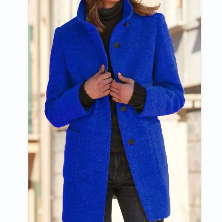 Lune London | Windproof women's coat with stand-up collar