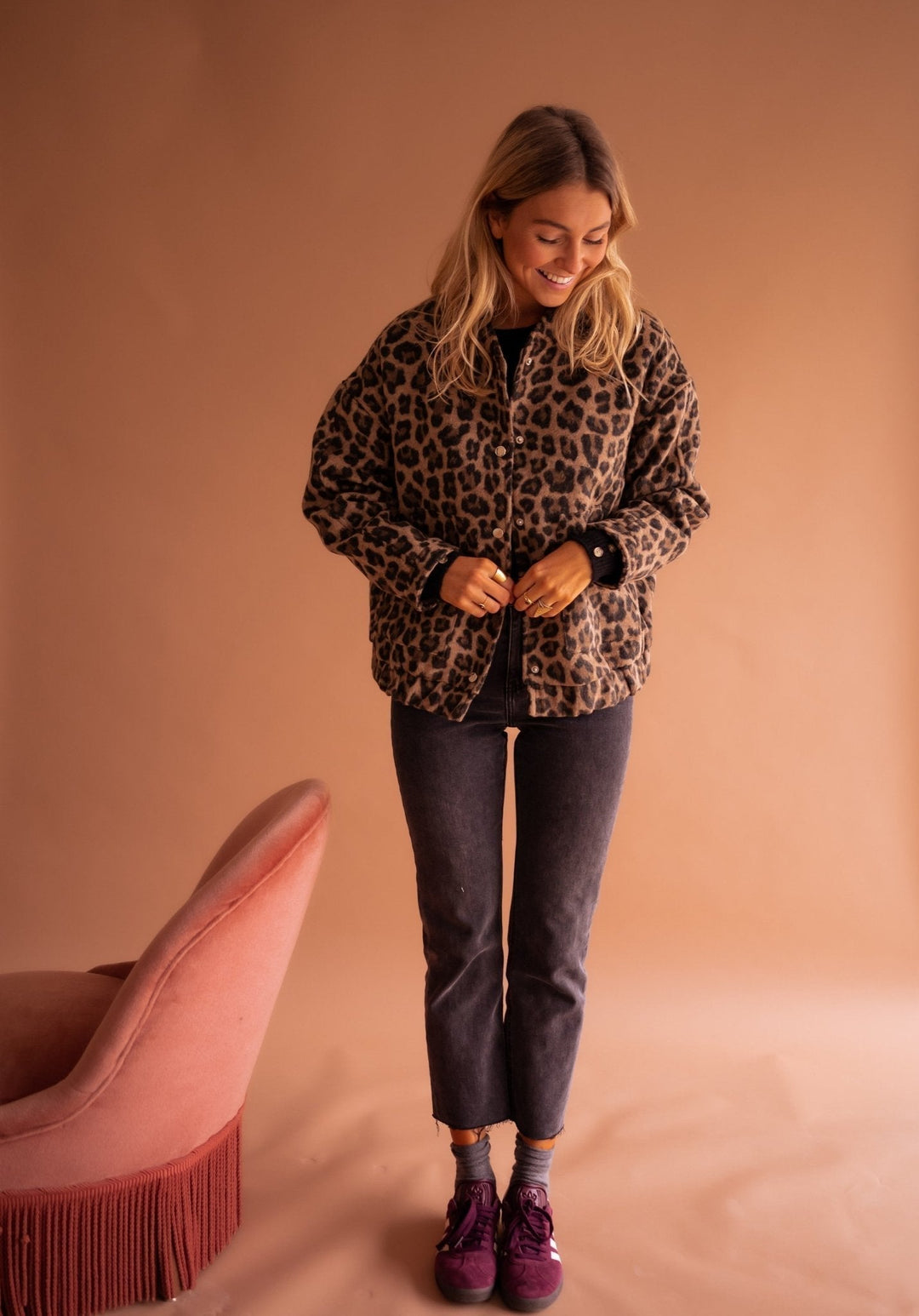 Lune London | Jacket with leopard pattern