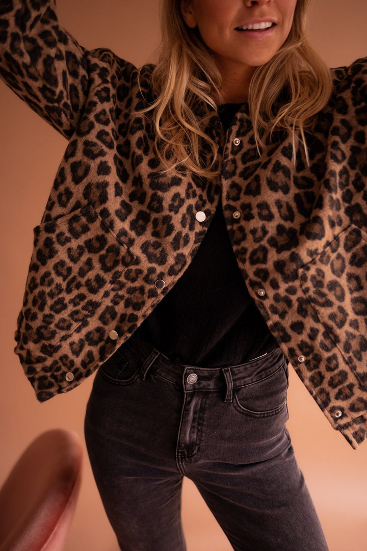 Lune London | Jacket with leopard pattern