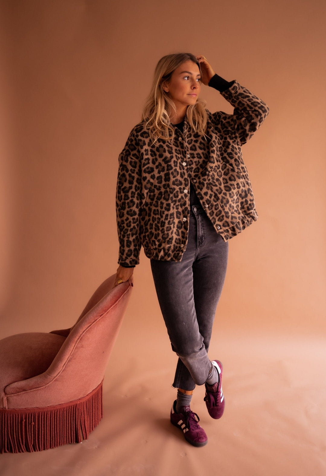 Lune London | Jacket with leopard pattern